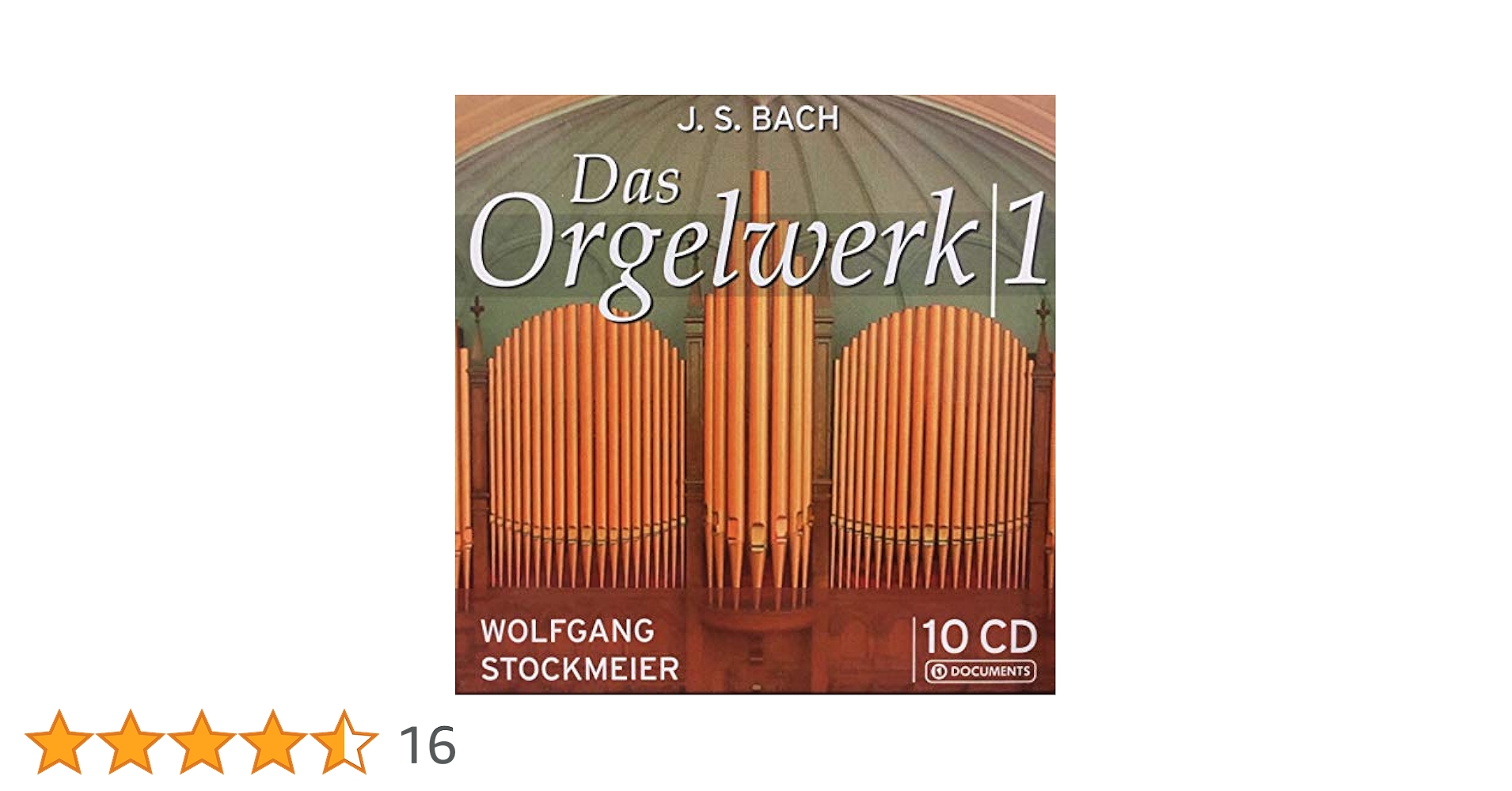 シュトックマイヤー10CD J.S.バッハ オルガン曲全集1 J.S.バッハ オルガン曲集Vol.1｜武久源造(og) – ALM RECORDS